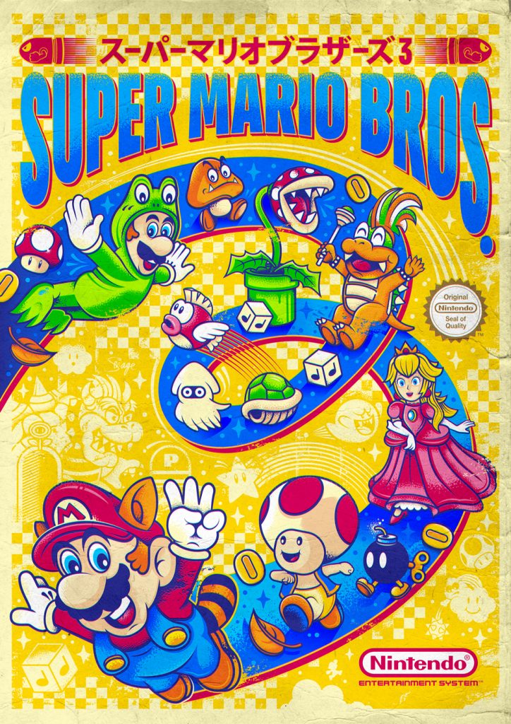 Super Mario Bros. 3 - Si Heard - Freelance Illustrator in Brighton, UK